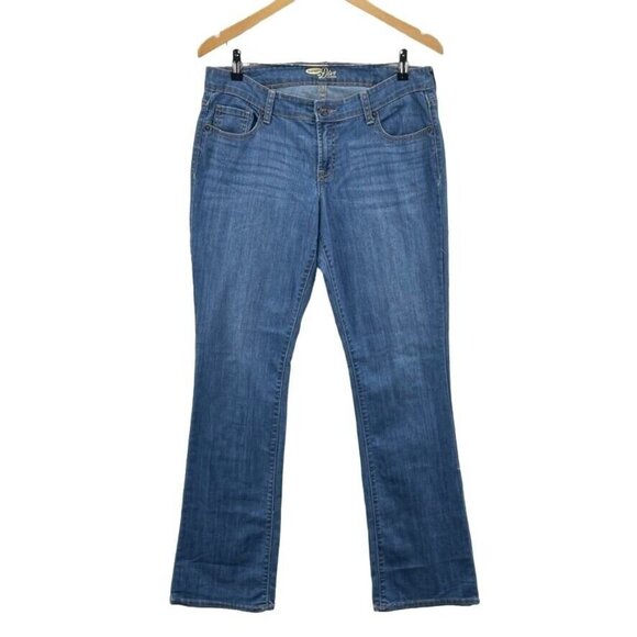 Old Navy The Diva Jeans Womens 10‎ Long Blue Cotton Polyester Boot Cut - Picture 1 of 7